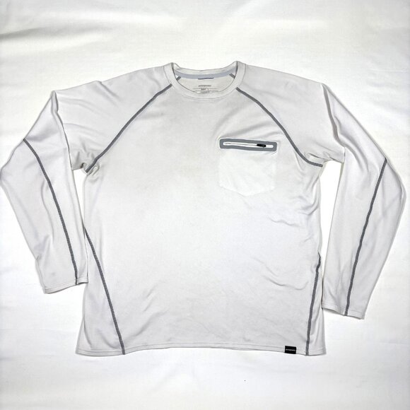 Lot of 2 Patagonia Fitz Roy Performance Fishing Zip-Pocket L/S T-Shirt Mens L - Picture 2 of 15